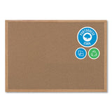 MasterVision® Earth Cork Board, 36 X 48, Wood Frame freeshipping - TVN Wholesale 