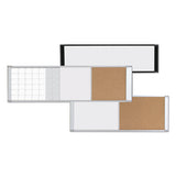 MasterVision® Combo Cubicle Workstation Dry Erase-cork Board, 36x18, Silver Frame freeshipping - TVN Wholesale 