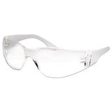 Safety Glasses, Clear Frame-clear Lens, Anti-fog, Polycarbonate, Dozen