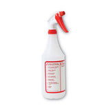 Boardwalk® Trigger Spray Bottle, 32 Oz, Clear-red, Hdpe, 3-pack freeshipping - TVN Wholesale 