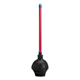 Boardwalk® Toilet Plunger, 18" Plastic Handle, 5.63" Dia, Red-black freeshipping - TVN Wholesale 