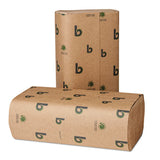 Boardwalk® Boardwalk Green Multifold Towels, Natural White, 9.3 X 9.5, 250-pack, 16 Packs-carton freeshipping - TVN Wholesale 