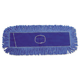 Boardwalk® Mop Head, Dust, Looped-end, Cotton-synthetic Fibers, 18 X 5, Blue freeshipping - TVN Wholesale 