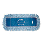Boardwalk® Dust Mop Head, Cotton-synthetic Blend, 48" X 5", Blue freeshipping - TVN Wholesale 