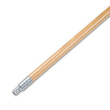 Boardwalk® Metal Tip Threaded Hardwood Broom Handle, 15-16" Dia X 60" Long freeshipping - TVN Wholesale 