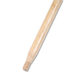 Boardwalk® Heavy-duty Threaded End Lacquered Hardwood Broom Handle, 1 1-8" Dia. X 60 Long freeshipping - TVN Wholesale 