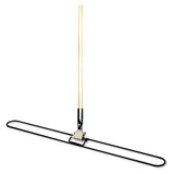 Boardwalk® Clip-on Dust Mop Handle, Lacquered Wood, Swivel Head, 1" Dia. X 60in Long freeshipping - TVN Wholesale 