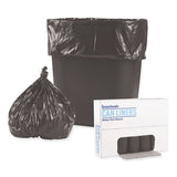 Boardwalk® Low-density Waste Can Liners, 4 Gal, 0.35 Mil, 17" X 17", Black, 1,000-carton freeshipping - TVN Wholesale 