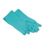 Boardwalk® Nitrile Flock-lined Gloves, X-large, Green, Dozen freeshipping - TVN Wholesale 