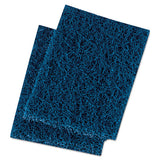 Boardwalk® Extra Heavy-duty Scour Pad, 3.5 X 5, Dark Blue, 20-carton freeshipping - TVN Wholesale 