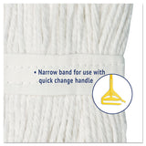 Boardwalk® Cut-end Wet Mop Head, Cotton, White, #20, 12-carton freeshipping - TVN Wholesale 