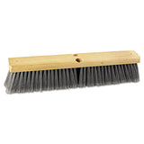 Boardwalk® Floor Brush Head, 3" Gray Flagged Polypropylene Bristles, 18" Brush freeshipping - TVN Wholesale 