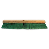 Boardwalk® Floor Broom Head, 3" Green Flagged Recycled Pet Plastic Bristles, 24" Brush freeshipping - TVN Wholesale 