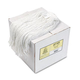 Boardwalk® Premium Cut-end Wet Mop Heads, Rayon, 16oz, White, 12-carton freeshipping - TVN Wholesale 