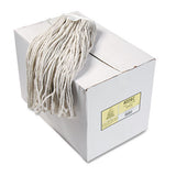 Boardwalk® Premium Cut-end Wet Mop Heads, Cotton, 24oz, White, 12-carton freeshipping - TVN Wholesale 