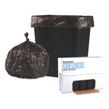 Boardwalk® Low-density Waste Can Liners, 16 Gal, 0.35 Mil, 24" X 32", Black, 500-carton freeshipping - TVN Wholesale 