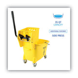 Boardwalk® Pro-pac Side-squeeze Wringer-bucket Combo, 8.75 Gal, Yellow freeshipping - TVN Wholesale 