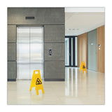 Boardwalk® Site Safety Wet Floor Sign, 2-sided, 10 X 2 X 26, Yellow freeshipping - TVN Wholesale 