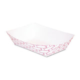 Boardwalk® Paper Food Baskets, 1 Lb Capacity, Red-white, 1,000-carton freeshipping - TVN Wholesale 