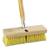 Boardwalk® Deck Brush Head, 2" Cream Polypropylene Bristles, 10" Brush freeshipping - TVN Wholesale 