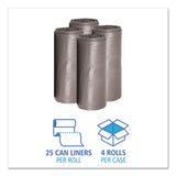 Boardwalk® Low-density Waste Can Liners, 33 Gal, 1.1 Mil, 33" X 39", Gray, 100-carton freeshipping - TVN Wholesale 