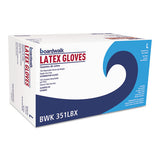 Boardwalk® Powder-free Latex Exam Gloves, Large, Natural, 4 4-5 Mil, 1000-carton freeshipping - TVN Wholesale 