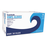 Boardwalk® Exam Vinyl Gloves, Clear, X-large, 3 3-5 Mil, 100-box, 10 Boxes-carton freeshipping - TVN Wholesale 