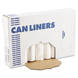 Boardwalk® High-density Can Liners, 60 Gal, 11 Microns, 38" X 58", Natural, 200-carton freeshipping - TVN Wholesale 