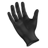 Boardwalk® Disposable General Purpose Powder-free Nitrile Gloves, L, Black, 4.4mil, 1000-ct freeshipping - TVN Wholesale 
