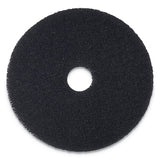 Boardwalk® Stripping Floor Pads, 12" Diameter, Black, 5-carton freeshipping - TVN Wholesale 