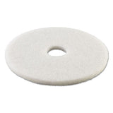 Boardwalk® Polishing Floor Pads, 12" Diameter, White, 5-carton freeshipping - TVN Wholesale 