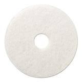 Boardwalk® Polishing Floor Pads, 12" Diameter, White, 5-carton freeshipping - TVN Wholesale 