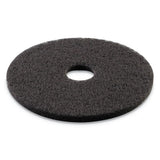 Boardwalk® Stripping Floor Pads, 13" Diameter, Black, 5-carton freeshipping - TVN Wholesale 