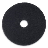 Boardwalk® Stripping Floor Pads, 13" Diameter, Black, 5-carton freeshipping - TVN Wholesale 