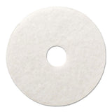 Boardwalk® Polishing Floor Pads, 13" Diameter, White, 5-carton freeshipping - TVN Wholesale 
