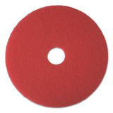 Boardwalk® Buffing Floor Pads, 14" Diameter, Red, 5-carton freeshipping - TVN Wholesale 