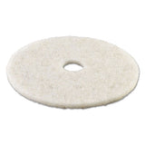 Boardwalk® Natural Burnishing Floor Pads, 17" Diameter, White, 5-carton freeshipping - TVN Wholesale 