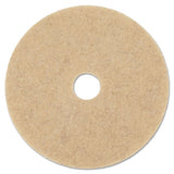 Boardwalk® Natural Hog Hair Burnishing Floor Pads, 17" Diameter, Tan, 5-carton freeshipping - TVN Wholesale 