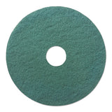 Boardwalk® Heavy-duty Scrubbing Floor Pads, 18" Diameter, Green, 5-carton freeshipping - TVN Wholesale 