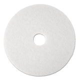 Boardwalk® Polishing Floor Pads, 19" Diameter, White, 5-carton freeshipping - TVN Wholesale 