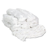 Boardwalk® Pro Loop Web-tailband Wet Mop Head, Rayon, #24 Size, White, 12-carton freeshipping - TVN Wholesale 