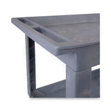 Boardwalk® Utility Cart, Two-shelf, Plastic Resin, 24w X 40d, Gray freeshipping - TVN Wholesale 