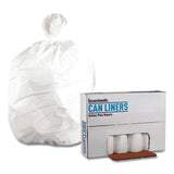 Boardwalk® Low-density Waste Can Liners, 45 Gal, 0.6 Mil, 40" X 46", White, 100-carton freeshipping - TVN Wholesale 
