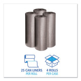 Boardwalk® Low-density Waste Can Liners, 45 Gal, 0.95 Mil, 40" X 46", Gray, 100-carton freeshipping - TVN Wholesale 