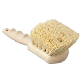 Boardwalk® Utility Brush, Cream Tampico Bristles, 5.5" Brush, 3" Tan Plastic Handle freeshipping - TVN Wholesale 