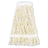 Boardwalk® Pro Loop Web-tailband Wet Mop Head, Cotton, 24oz, White freeshipping - TVN Wholesale 