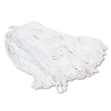 Boardwalk® Pro Loop Web-tailband Wet Mop Head, Rayon, 24oz, White freeshipping - TVN Wholesale 