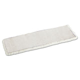 Boardwalk® Mop Head, Applicator Refill Pad, Lambswool, 18-inch, White freeshipping - TVN Wholesale 