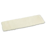 Boardwalk® Mop Head, Applicator Refill Pad, Lambswool, 18-inch, White freeshipping - TVN Wholesale 