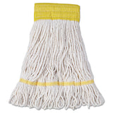 Boardwalk® Super Loop Wet Mop Head, Cotton-synthetic Fiber, 5" Headband, Small Size, White, 12-carton freeshipping - TVN Wholesale 